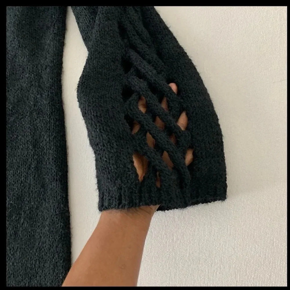 Bundle Knit Sweater Dress Size S Balloon Sleeve Pullover Cozy Fall Winter - Picture 8 of 11